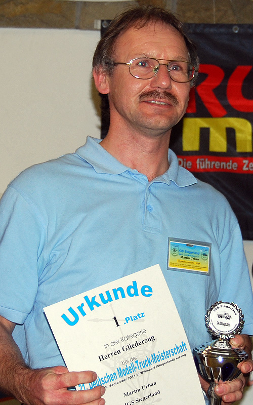 1. Platz Herren Gliederzug: Martin Urban von der IGS Siegerland