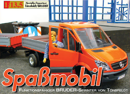 Spaßmobil – BRUDER-Sprinter von Tönsfeldt