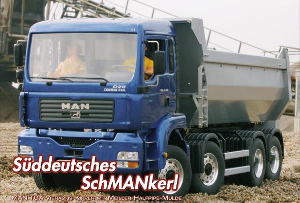 Süddeutsches SchMANkerl – MAN TGA Vierachs-Kipper von ScaleArt