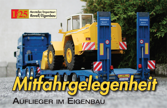 Mitfahrgelegenheit – Auflieger im Eigenbau